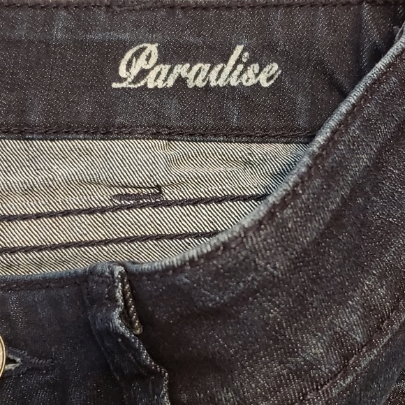 BOGO Free🦋 Bootlegger Paradise Dark Wash Slim Straight Jeans - Picture 9 of 16